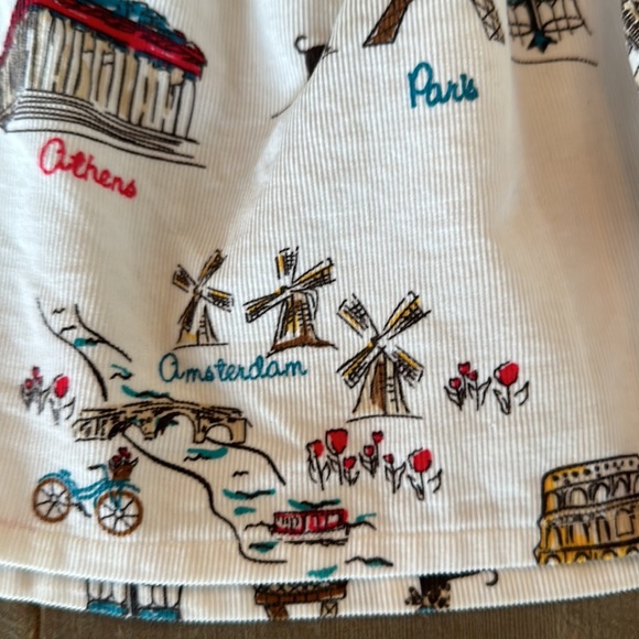 Gymboree Skirt! Hard to find! Prettiest print of scences from around the world. - Picture 6 of 8